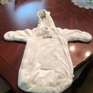 Plush baby suit